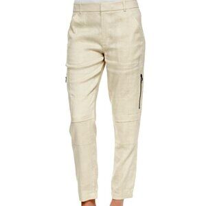 Vince Thick Linen Cargo Pants Size 4